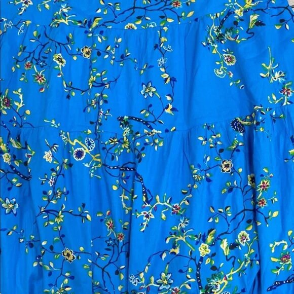 Yesno Women's Plus Size Floral Midi Dress - Picture 4 of 8